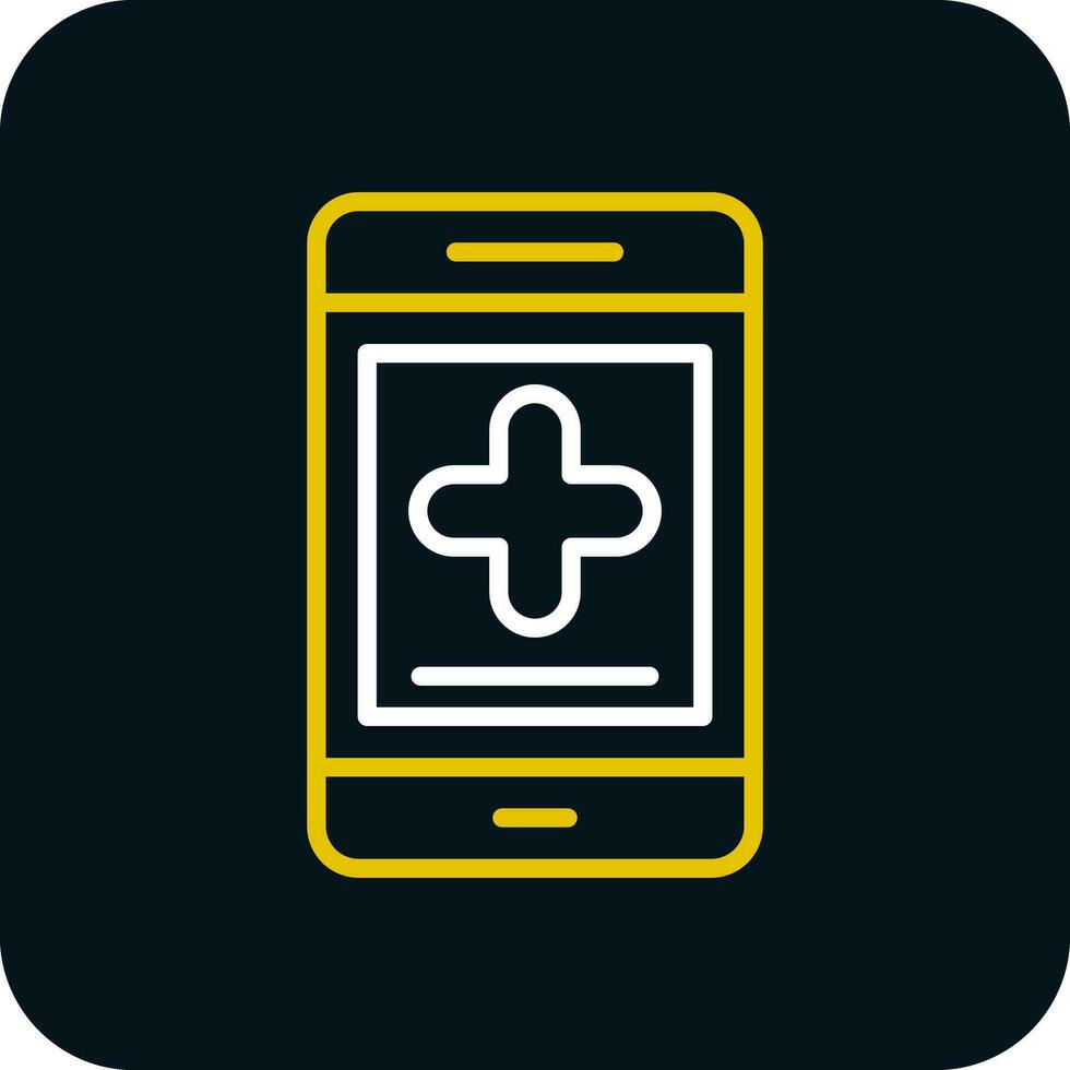 Medical App Vector Icon Design