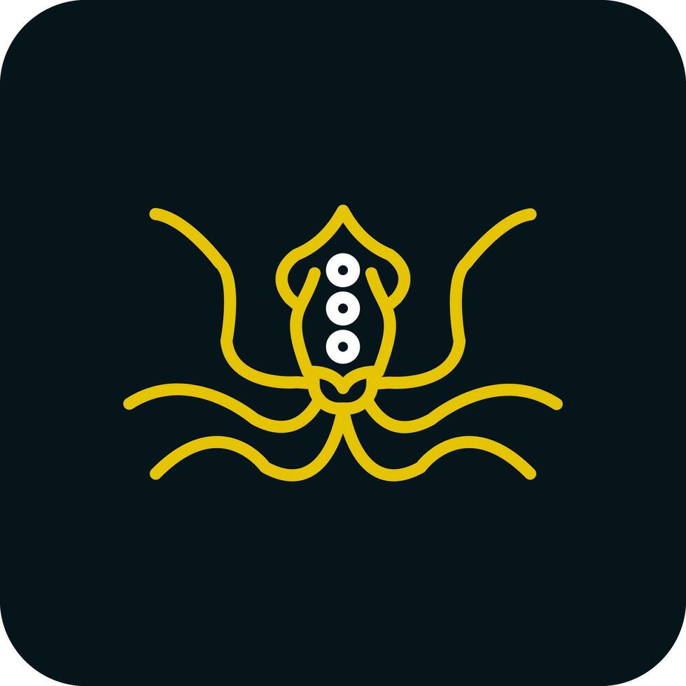 Squid Vector Icon Design