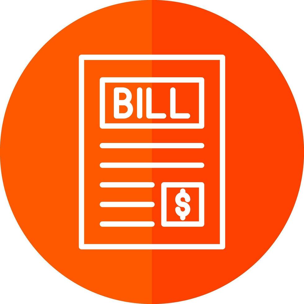 Bill Vector Icon Design