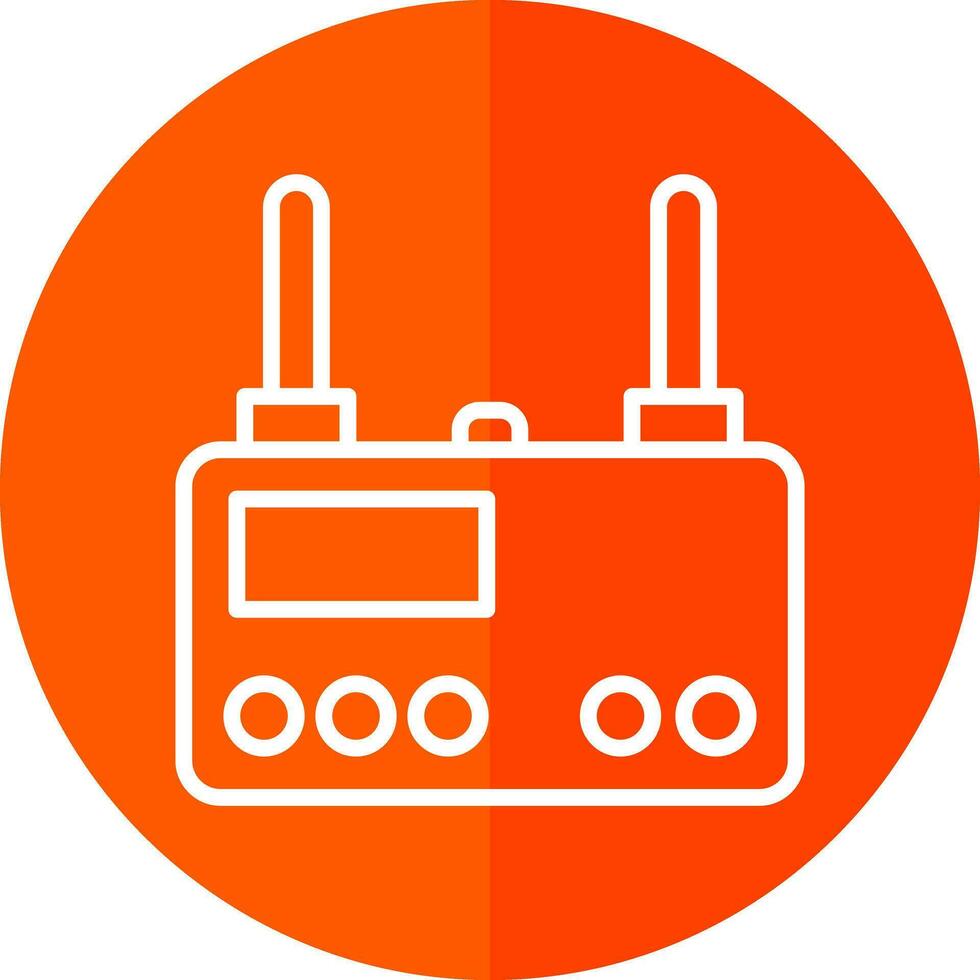 Wireless router Vector Icon Design