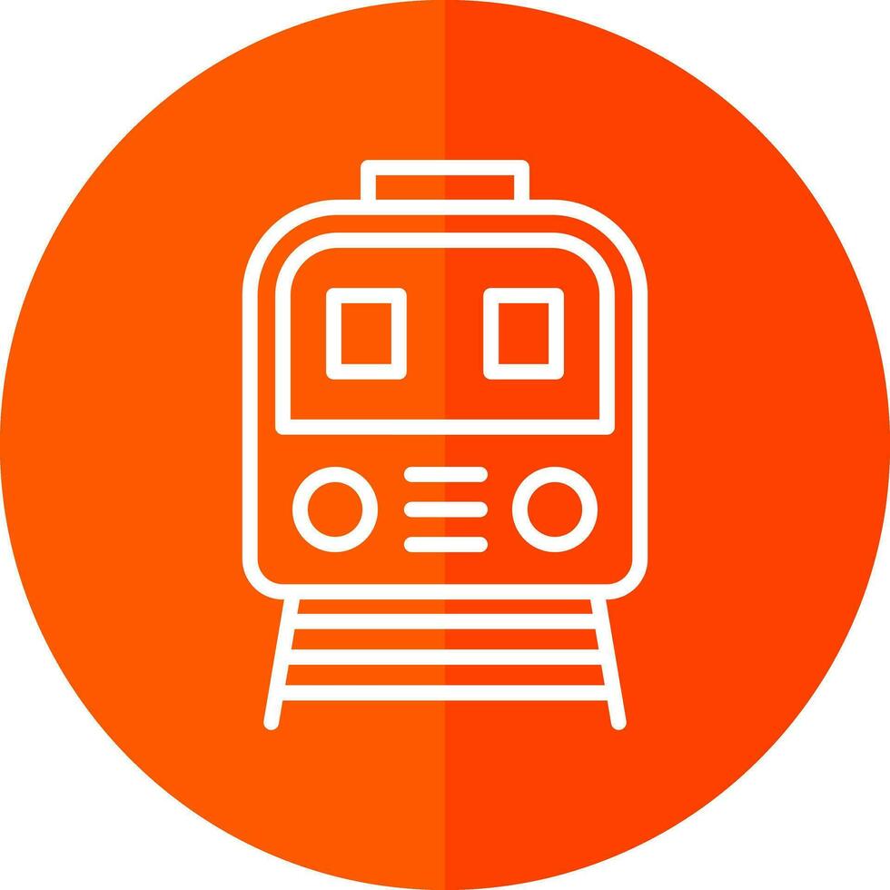 Tram Vector Icon Design