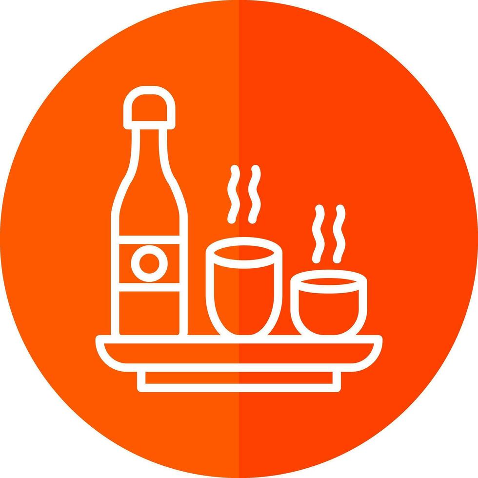 Sake Vector Icon Design