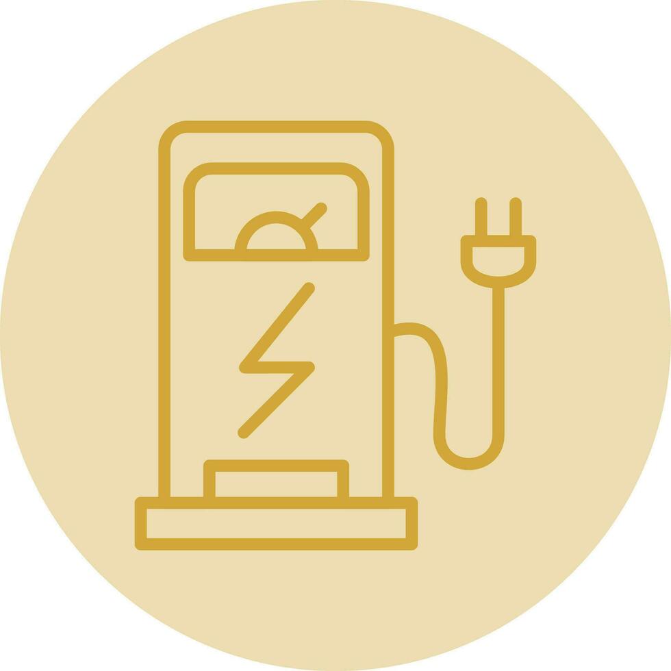 Charging Station Vector Icon Design
