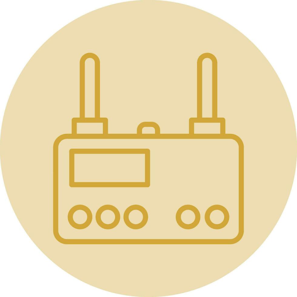 Wireless router Vector Icon Design