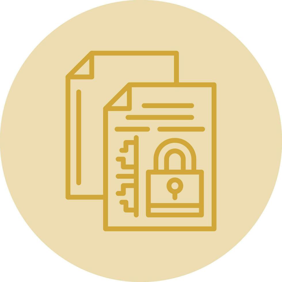 Encrypted Vector Icon Design