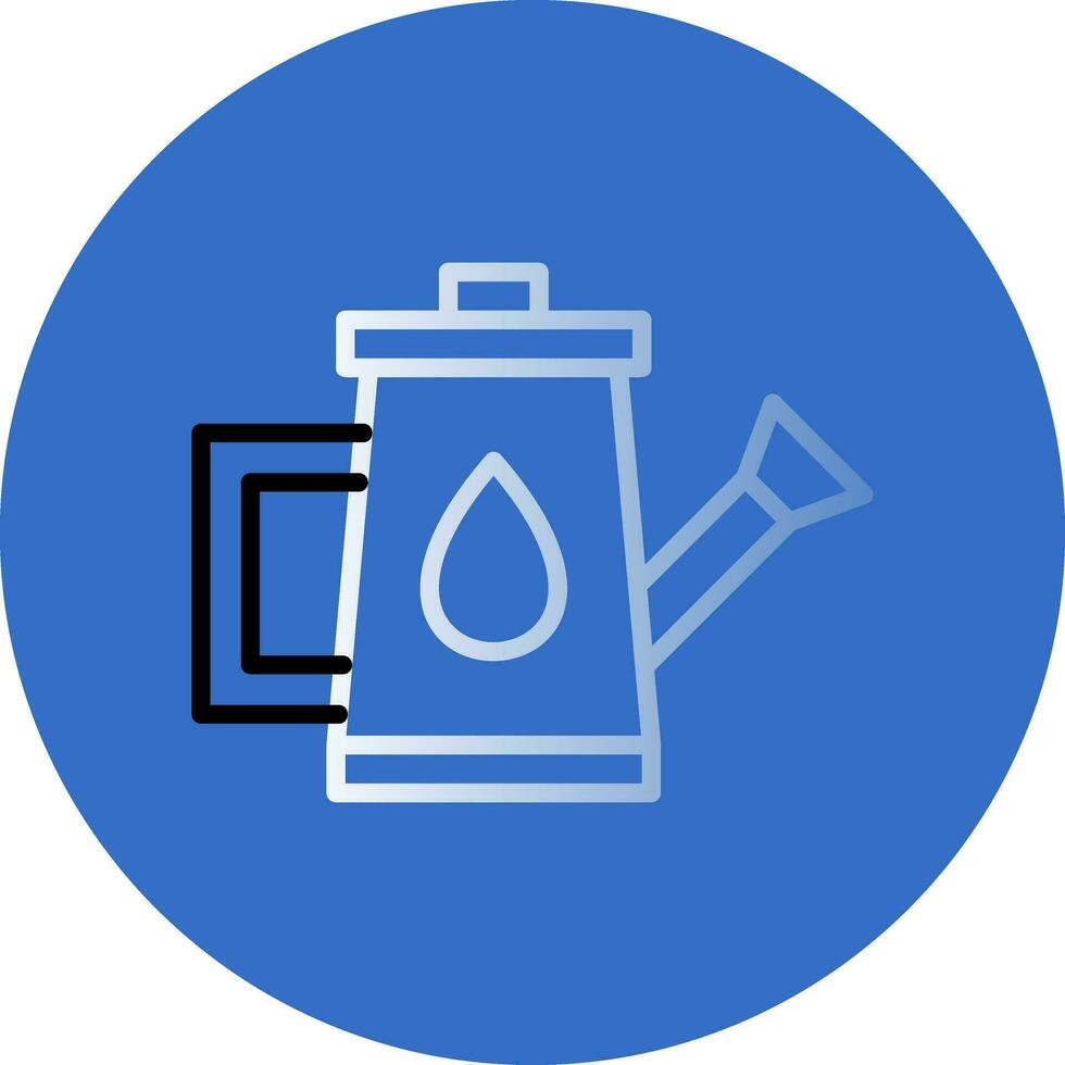 Watering Can Vector Icon Design