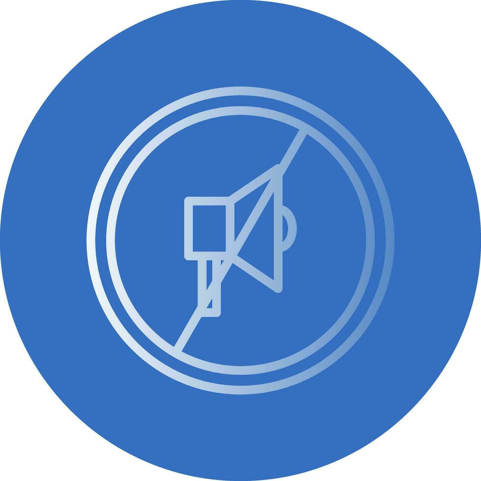Silence Vector Icon Design