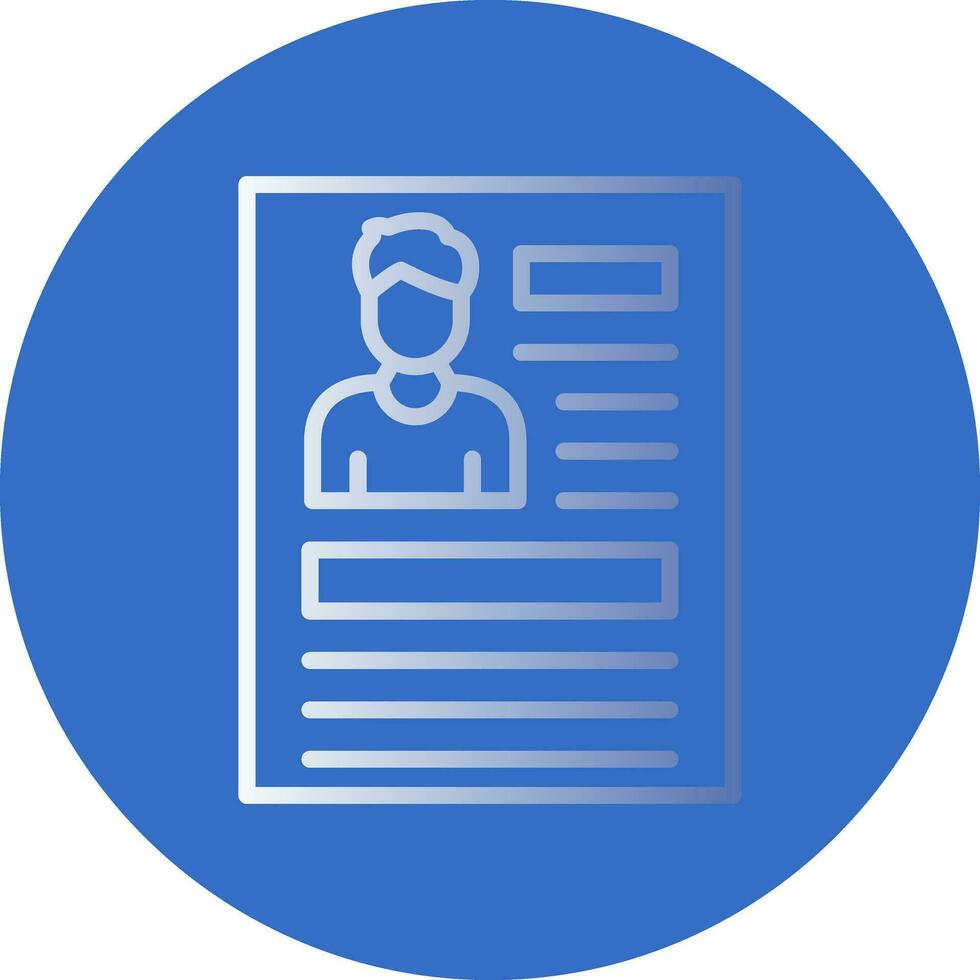 Personal profile Vector Icon Design