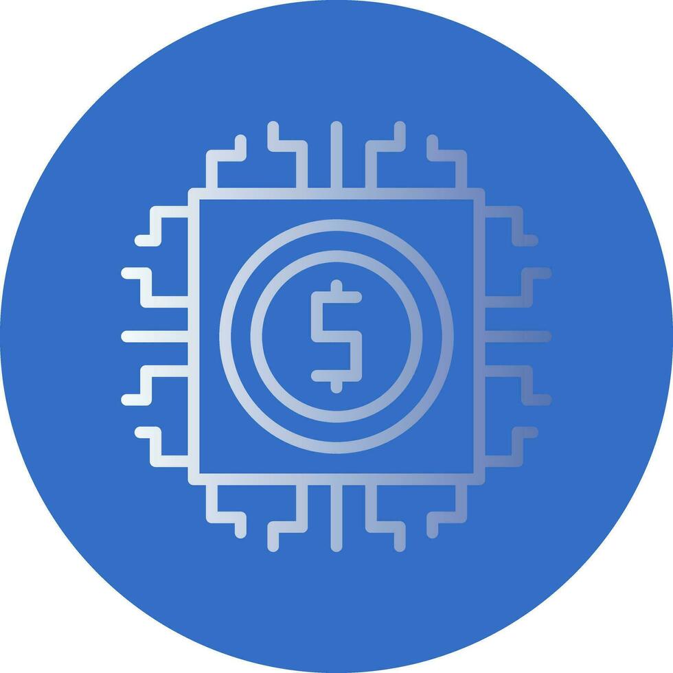 Digital currency Vector Icon Design