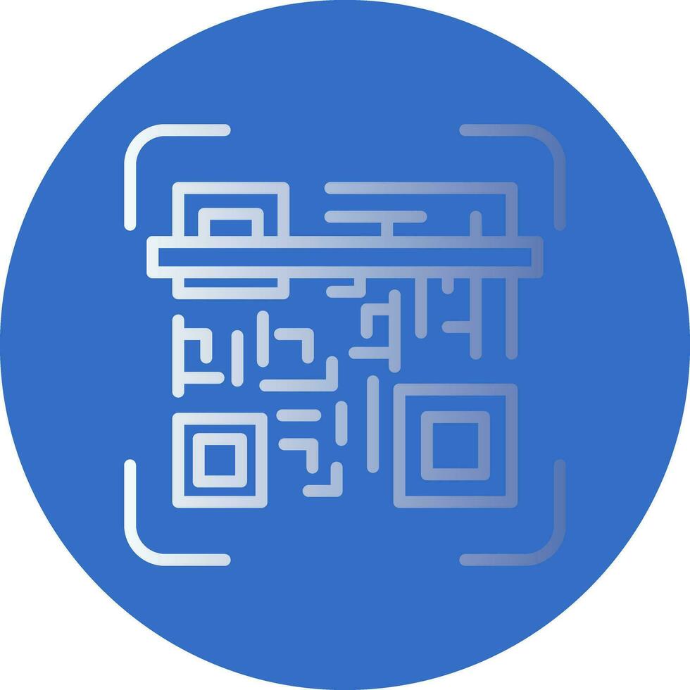 Qr code scan Vector Icon Design
