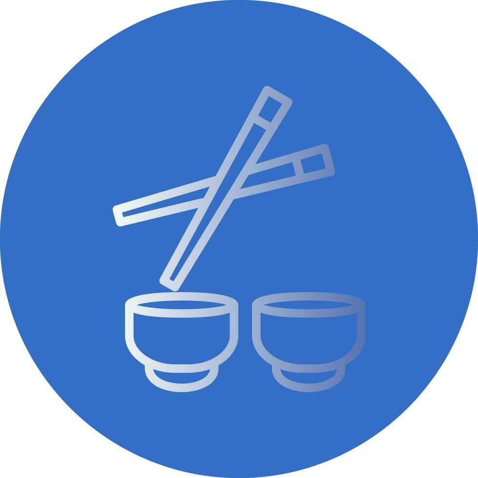Chopsticks Vector Icon Design