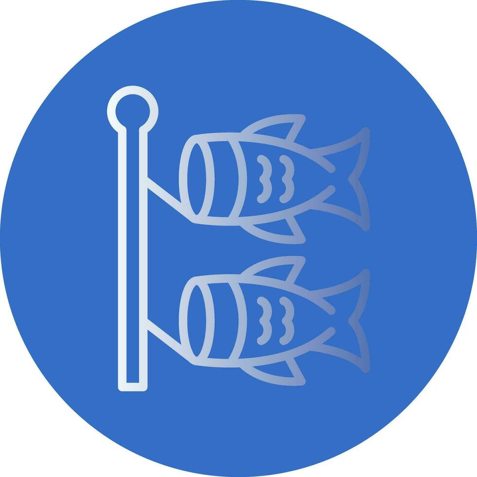 Koinobori Vector Icon Design