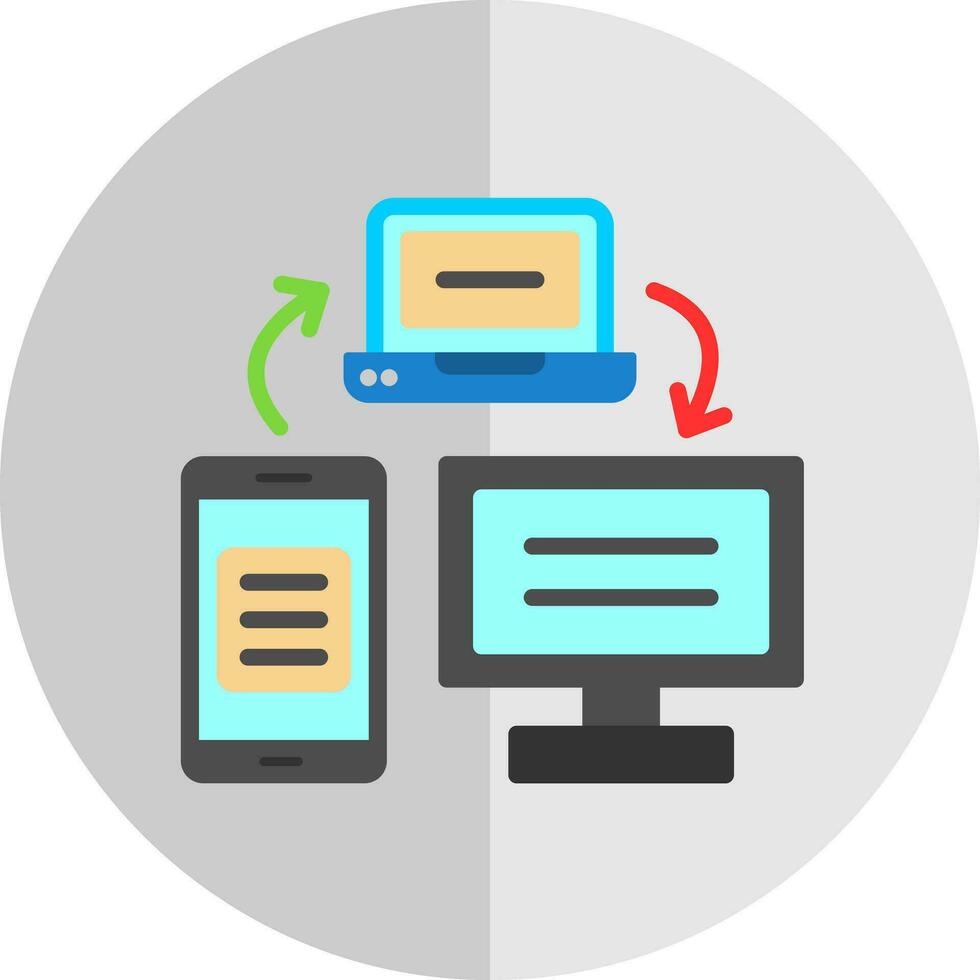 diseño de icono de vector de transferencia de datos