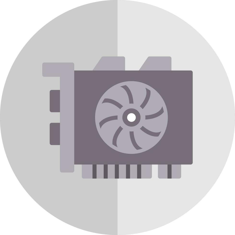 gpu minería vector icono diseño