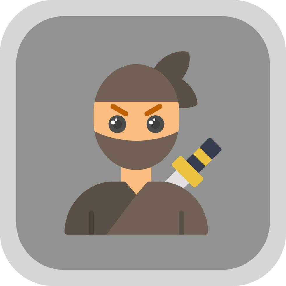 Ninja Vector Icon Design