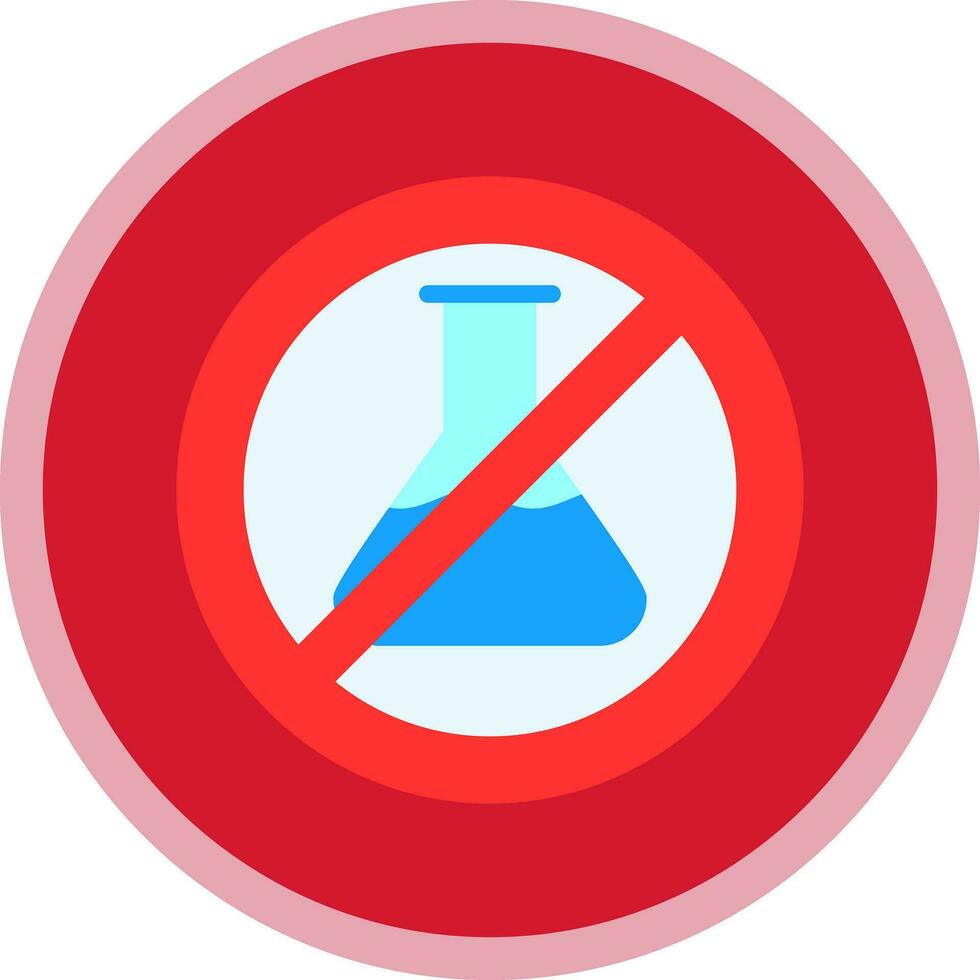 No Chemical Vector Icon Design