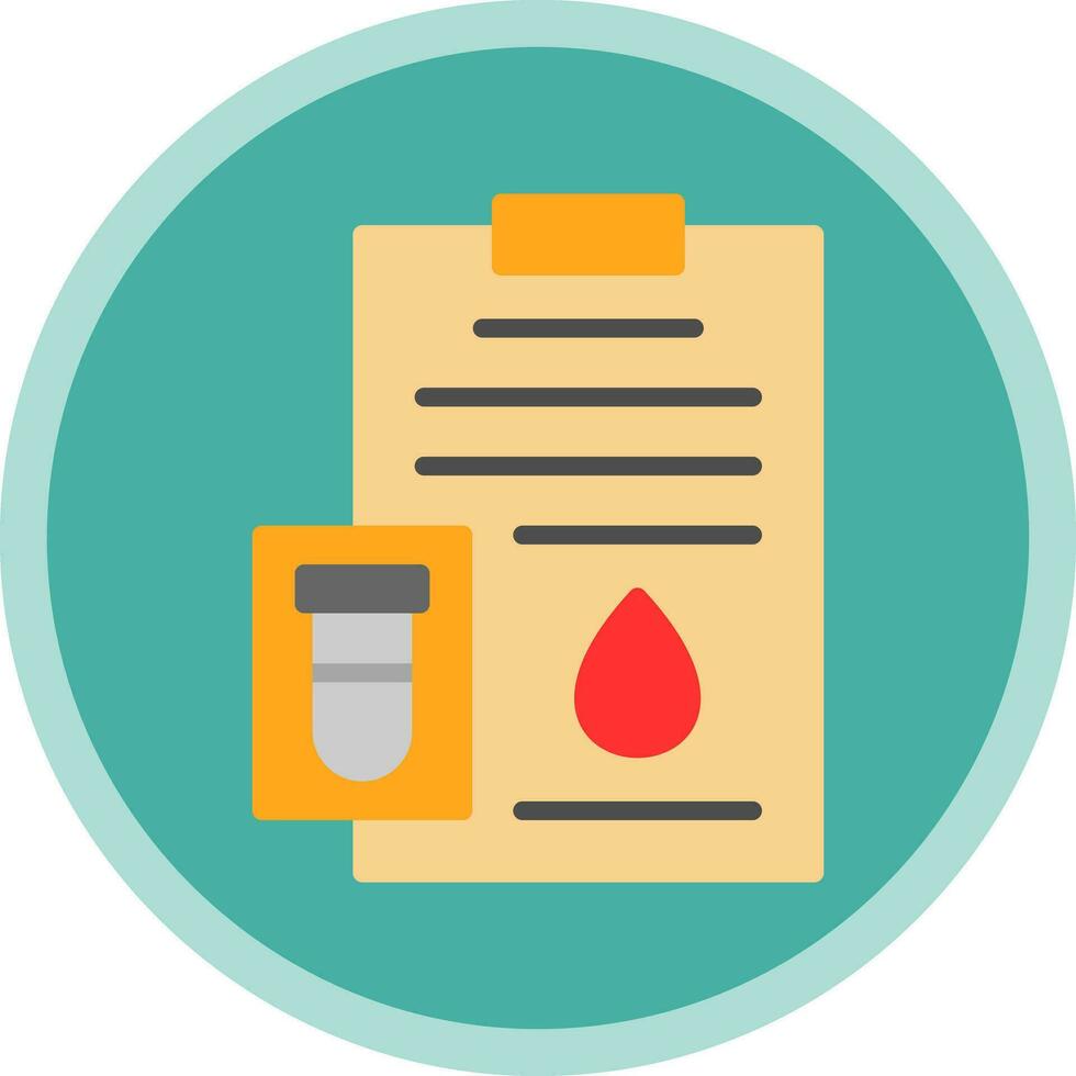 Blood Test Vector Icon Design