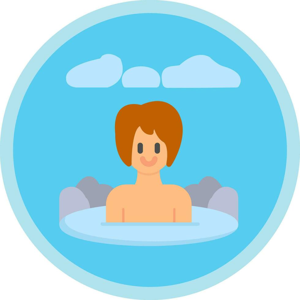 Onsen Vector Icon Design