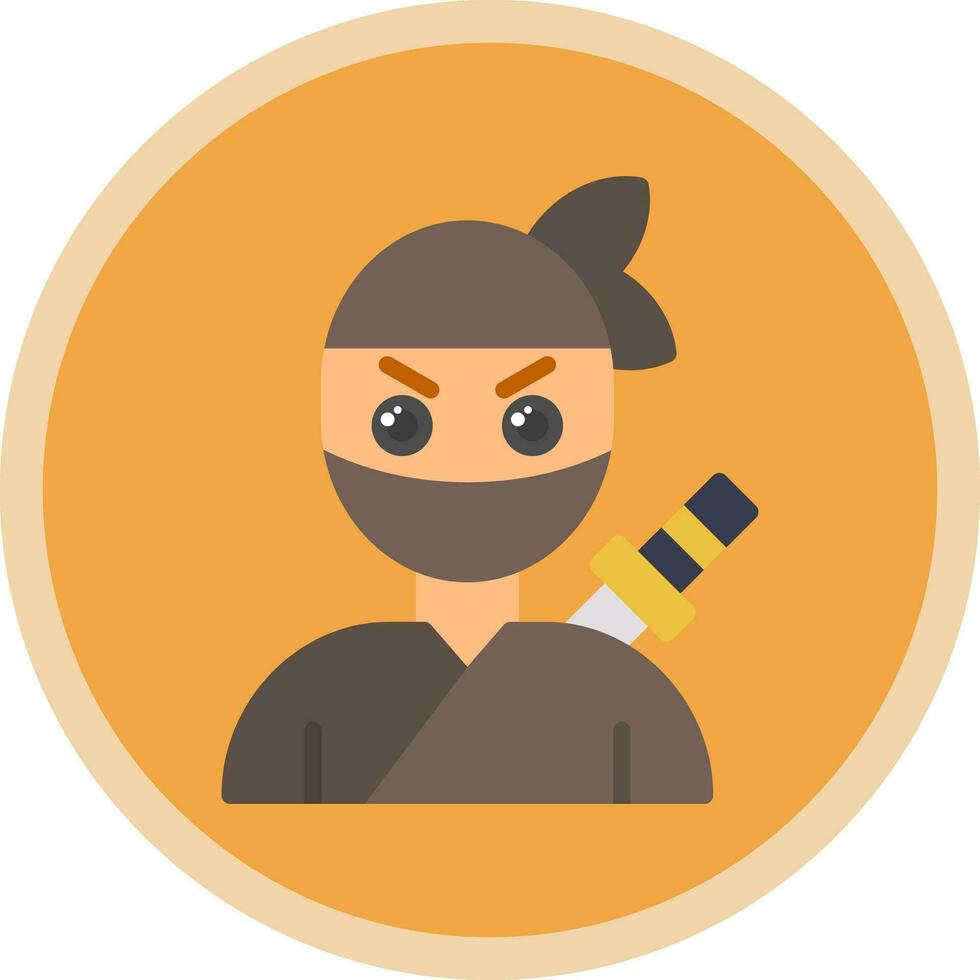 Ninja Vector Icon Design