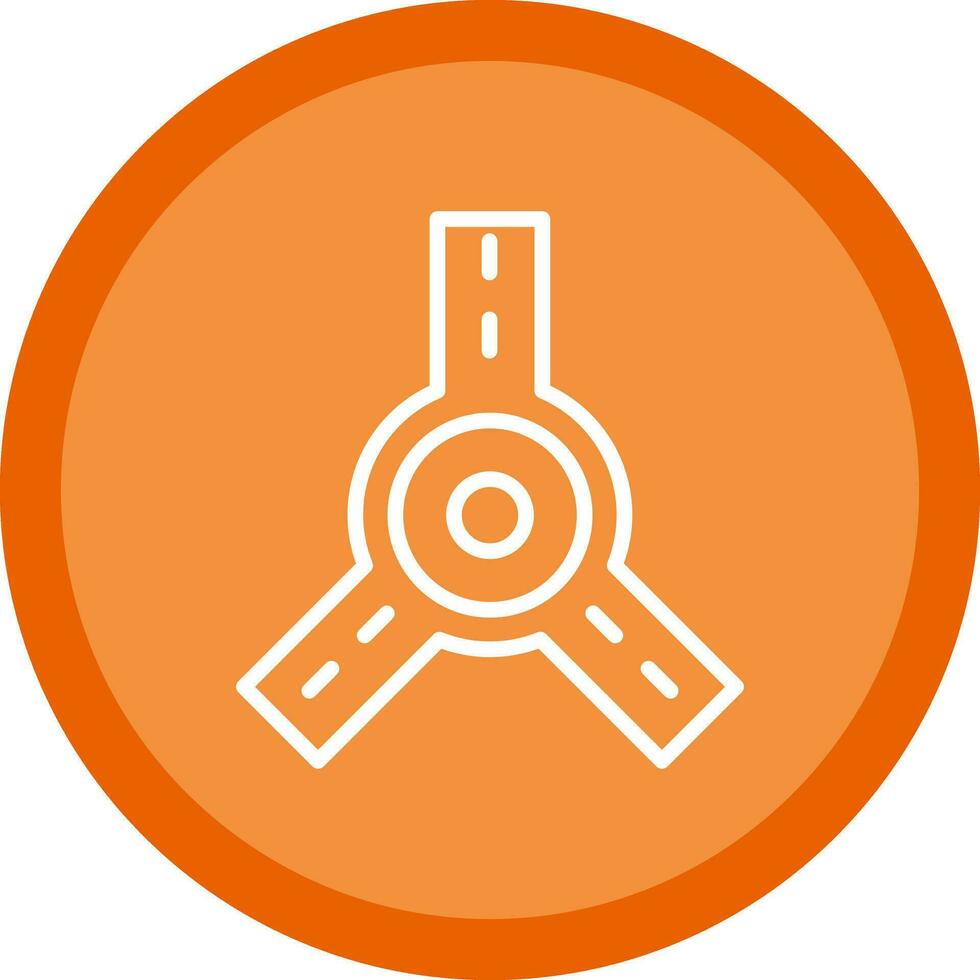 Roundabout Vector Icon Design
