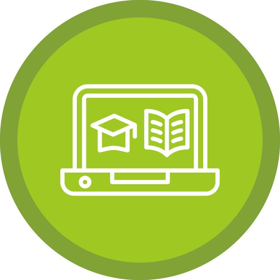 Online course Vector Icon Design