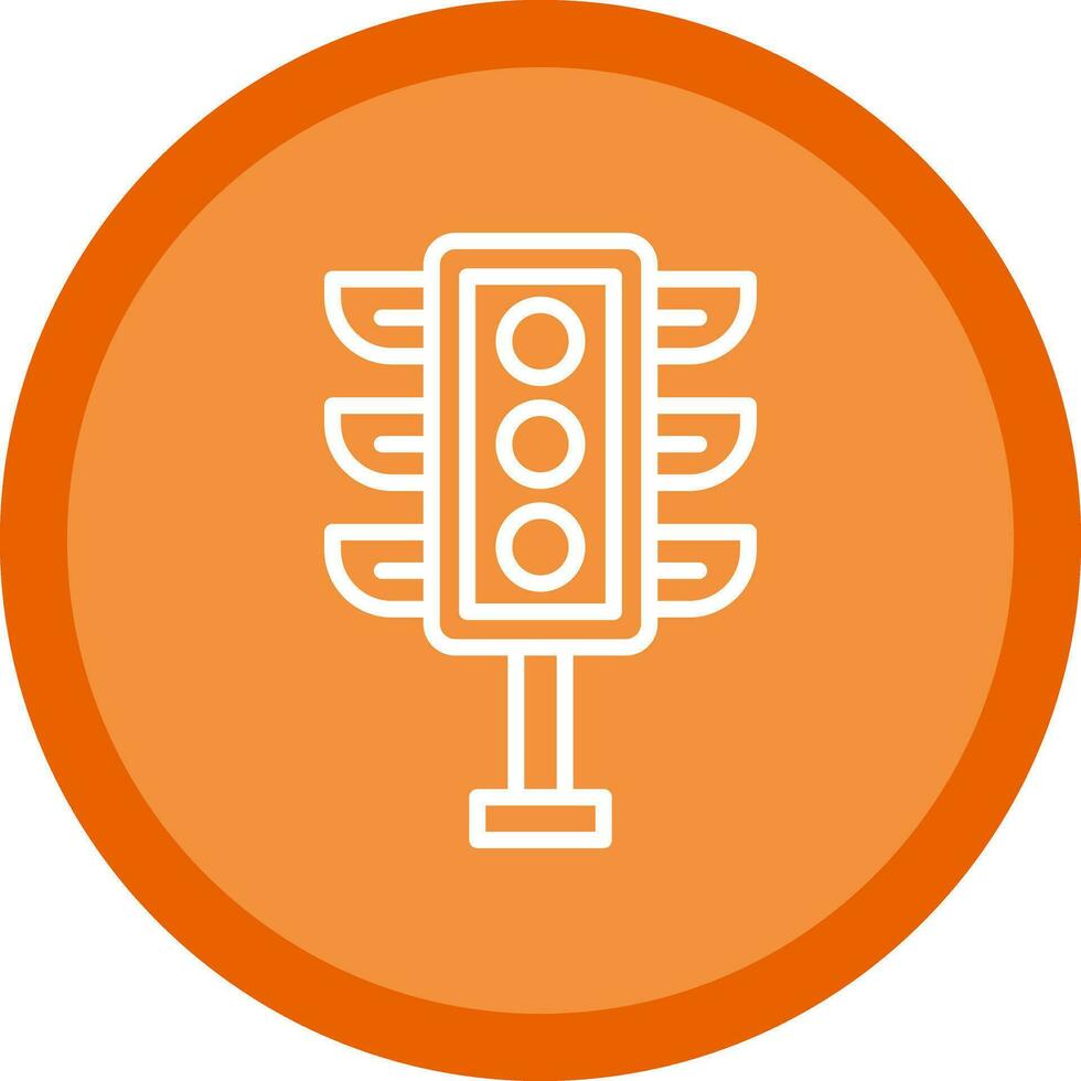 Traffic light Vector Icon Design