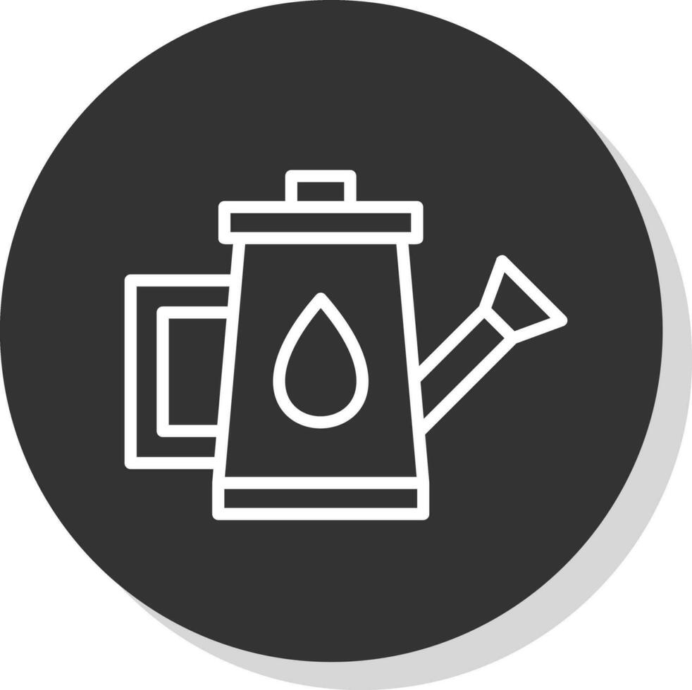 Watering Can Vector Icon Design