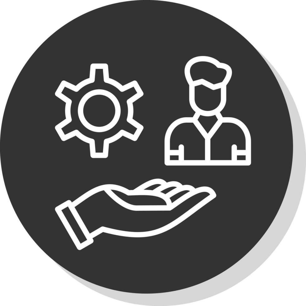 Management Services Vector Icon Design