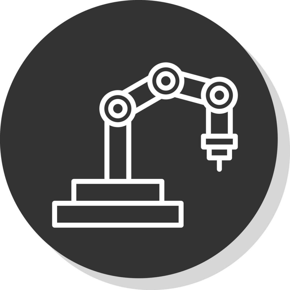 Robot arm Vector Icon Design