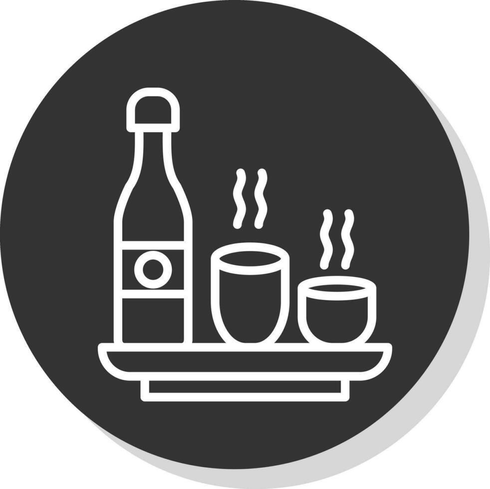 Sake Vector Icon Design