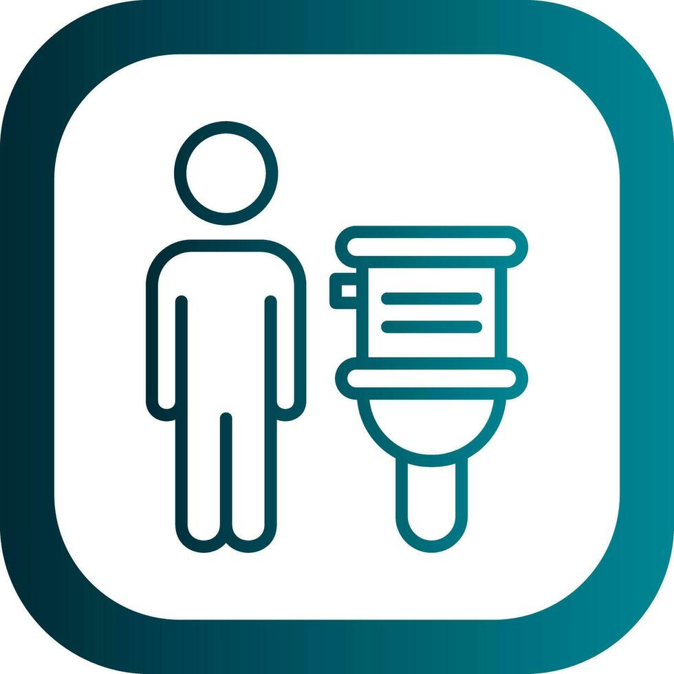 Restroom Vector Icon Design