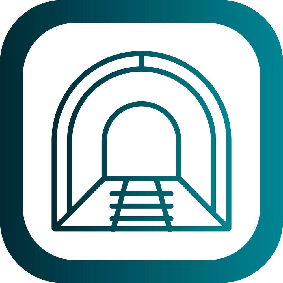Tunnel Vector Icon Design