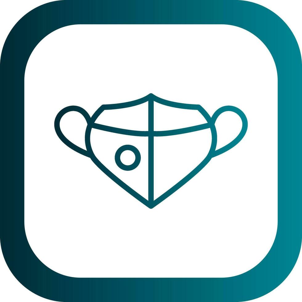 Surgrical Mask Vector Icon Design