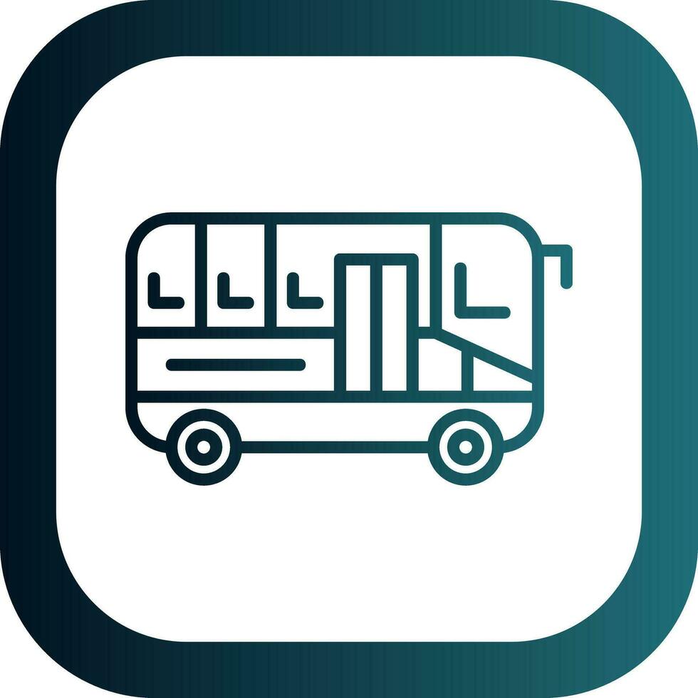 Bus Vector Icon Design