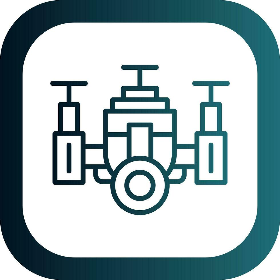 Drone Vector Icon Design