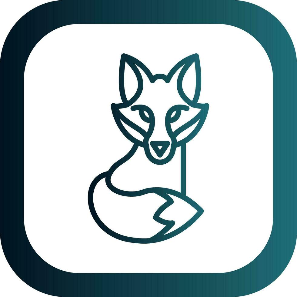 Fox Vector Icon Design