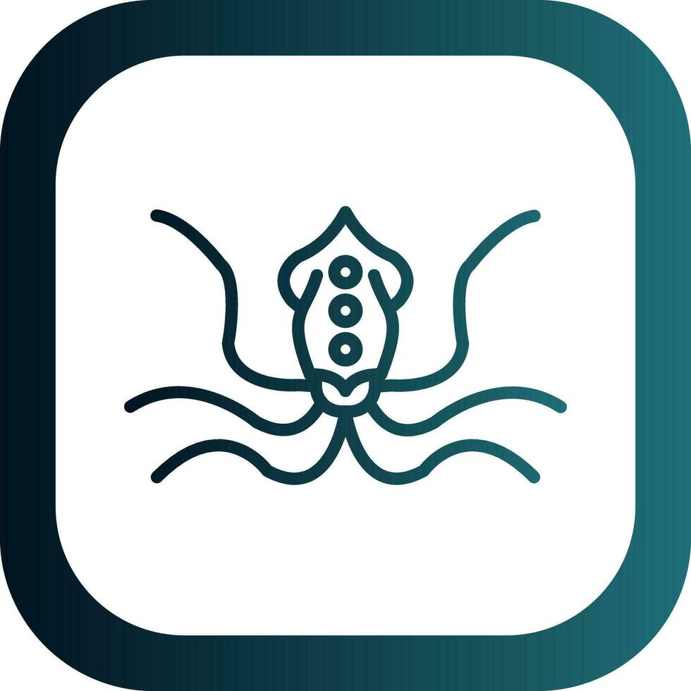 Squid Vector Icon Design