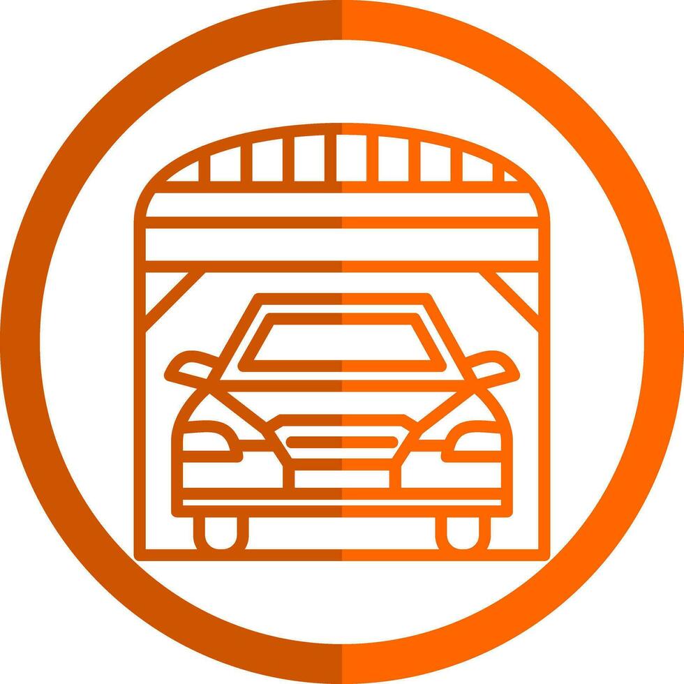 Garage Vector Icon Design