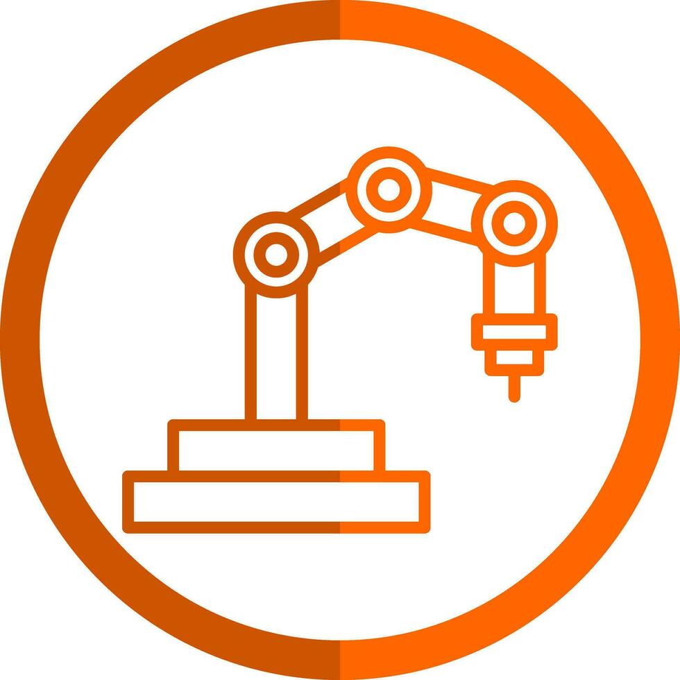 Robot arm Vector Icon Design