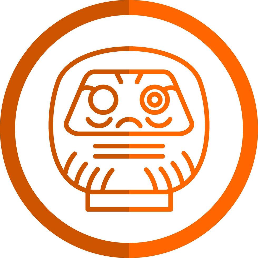 Daruma Vector Icon Design