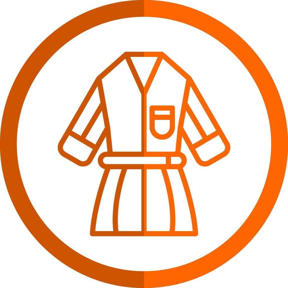 Kimono Vector Icon Design