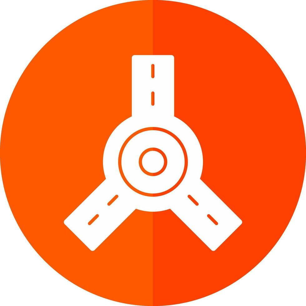 Roundabout Vector Icon Design