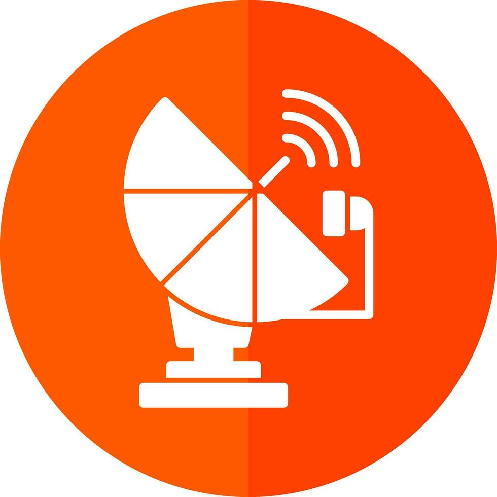 diseño de icono de vector de antena parabólica