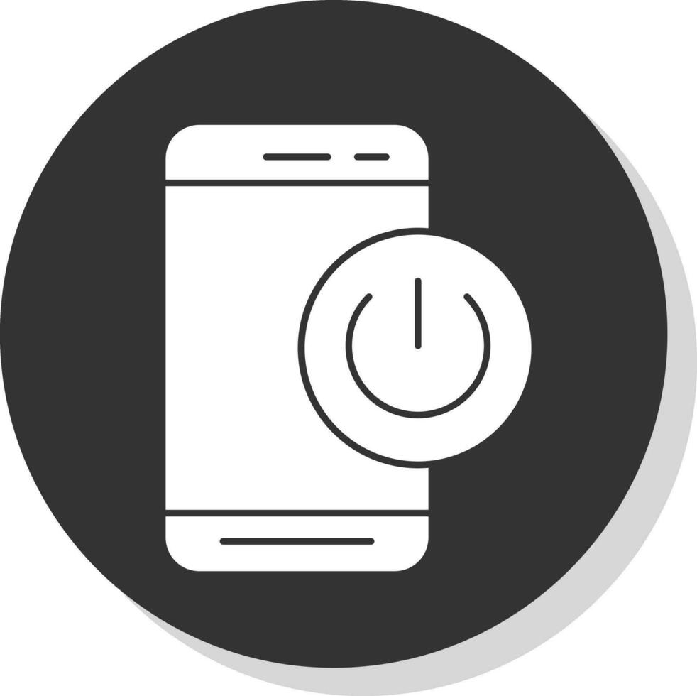 Mobile On Off  Vector Icon Design