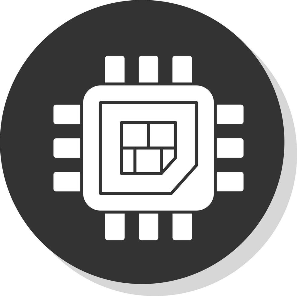 Processor  Vector Icon Design