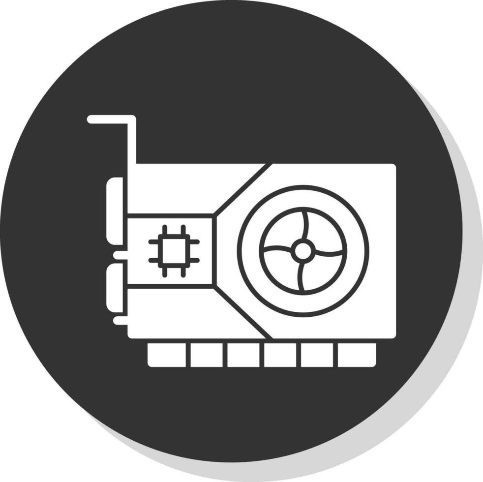 Graphic Card  Vector Icon Design