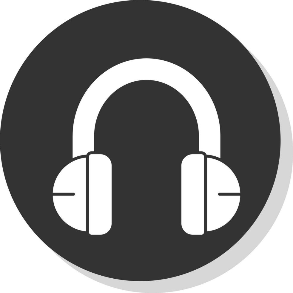 auriculares vector icono diseño