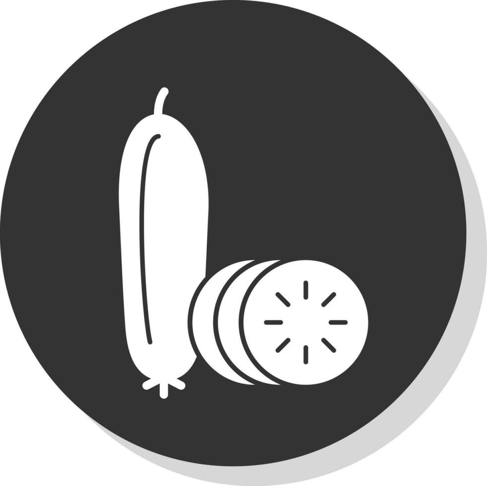 diseño de icono de vector de pepino