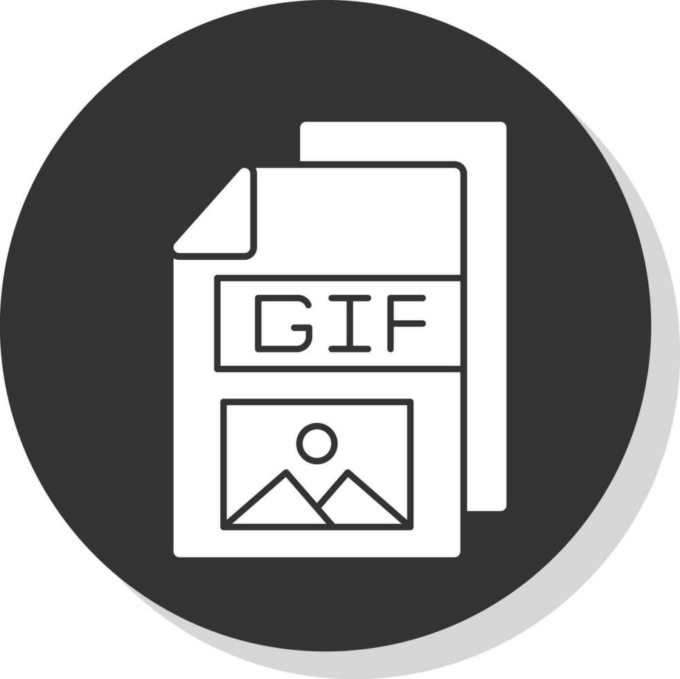 gif vector icono diseño