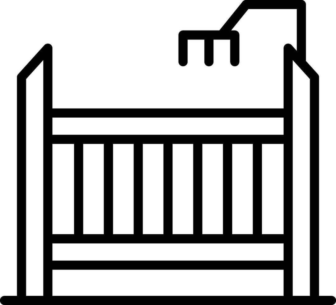 Cot Vector Icon Design
